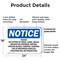 Signmission Posted No Cutting Of Trees Limbs Brush, 24 in W x Rectangle, Plastic OS-2PACK-NS-P-1824-L-17718 - alternate 2